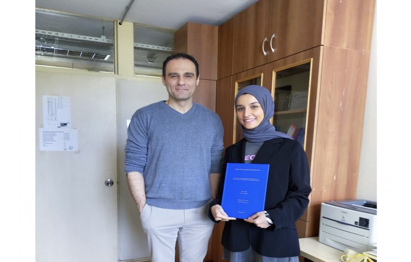 Zehra Gul Coban, member of Yagci Lab under the supervision of Assoc. Prof. Baris Kiskan, has successfully defended her thesis and completed MSc study.