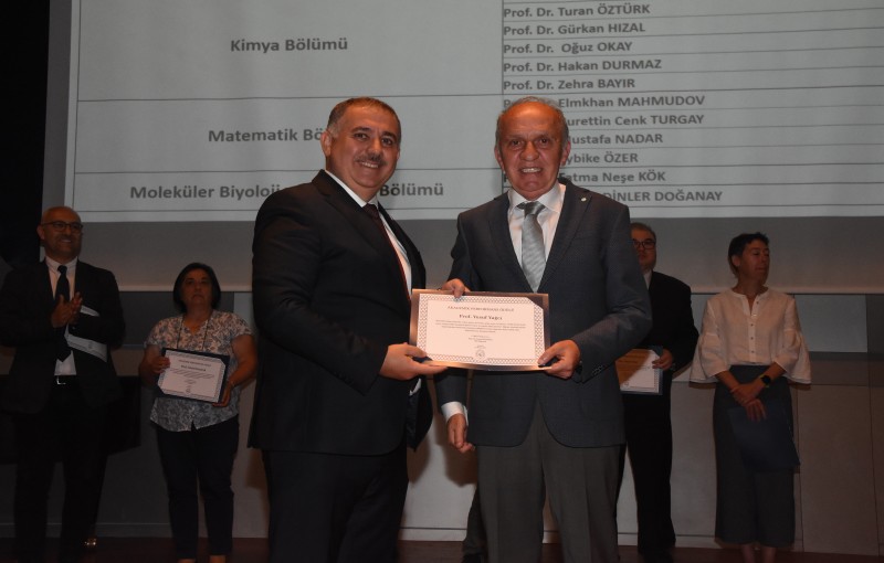 Prof. Yağcı received the 2021 Academic Research Award from Istanbul Technical University.